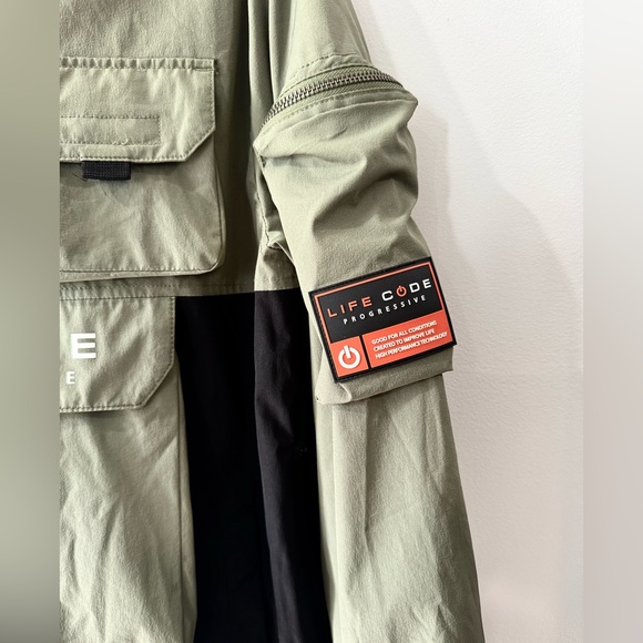 Progressive Life Code Olive Tactical Windbreaker Size Medium - Picture 5 of 12